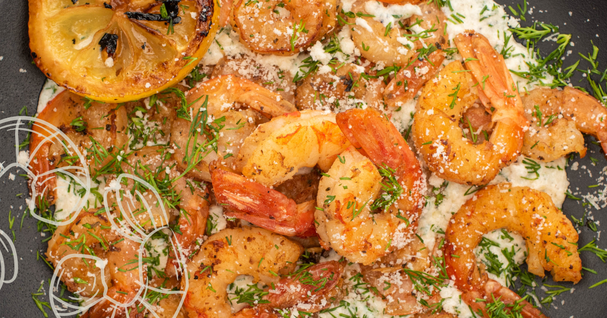 Italian American Shrimp with Parmesan, Lemon & Parsley